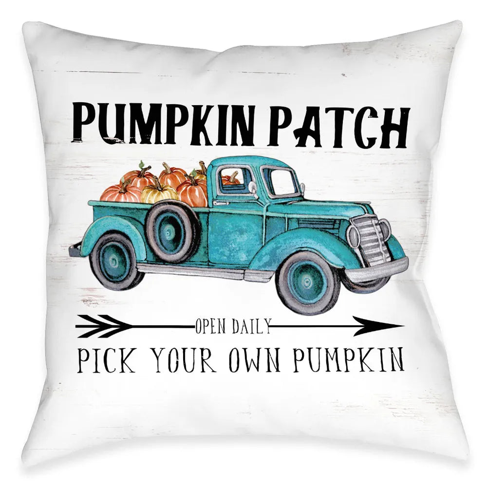 Pumpkin Patch Outdoor Decorative Pillow