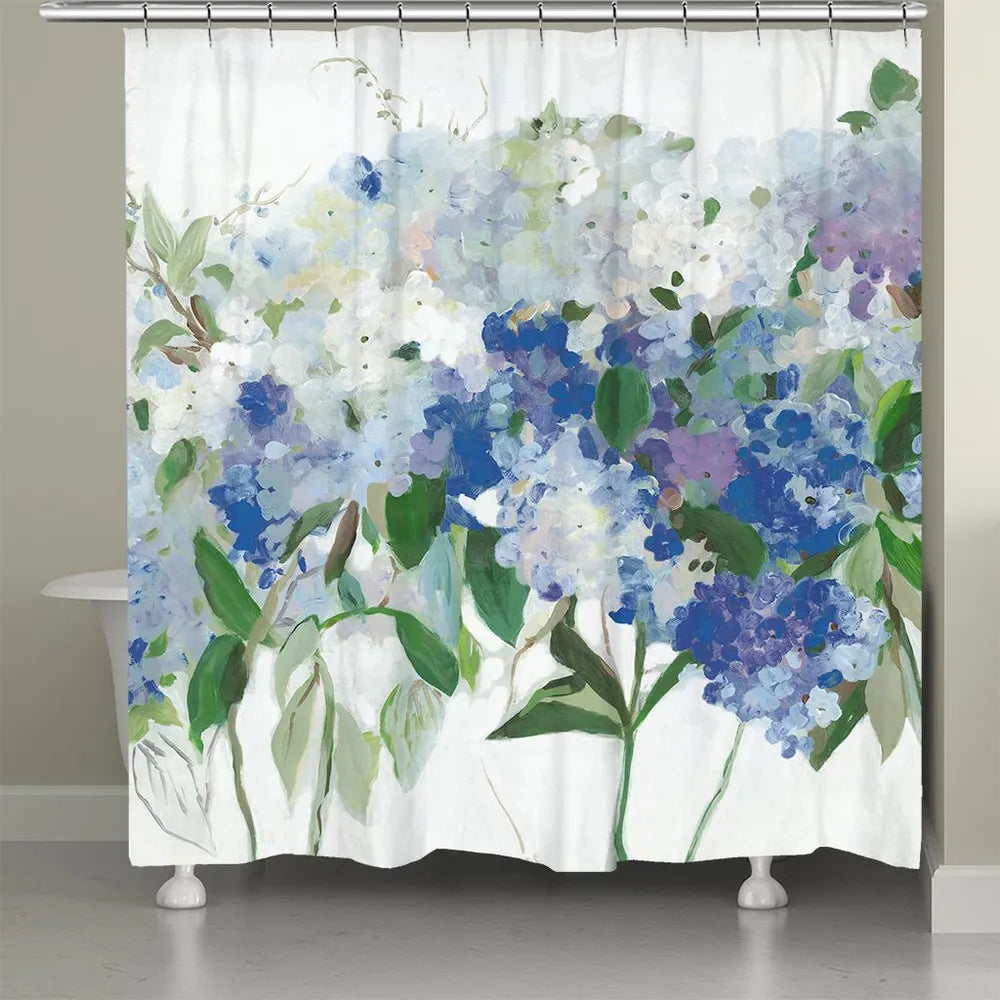 Purple Hydrangea Shower Curtain