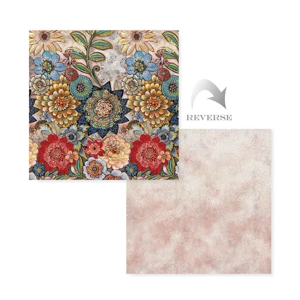 Boho Bouquet Reversible Quilt Set