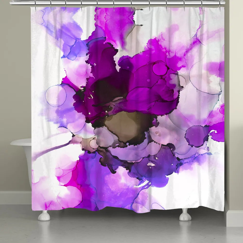 Radiant Jewel Tones Shower Curtain