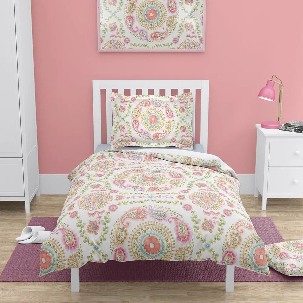 Rainbow Medallions Duvet Cover