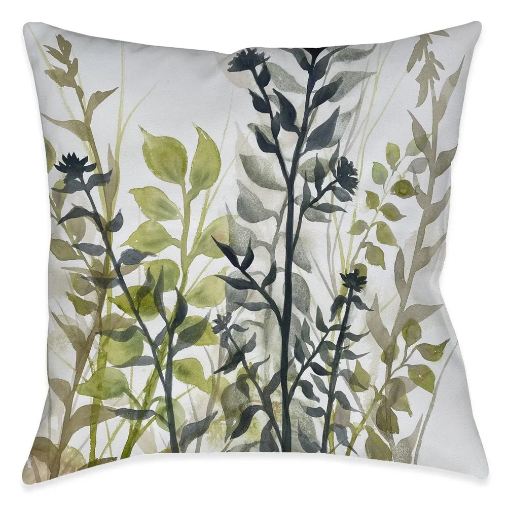 Reaching Heights Branches Outdoor Decorative Pillow
