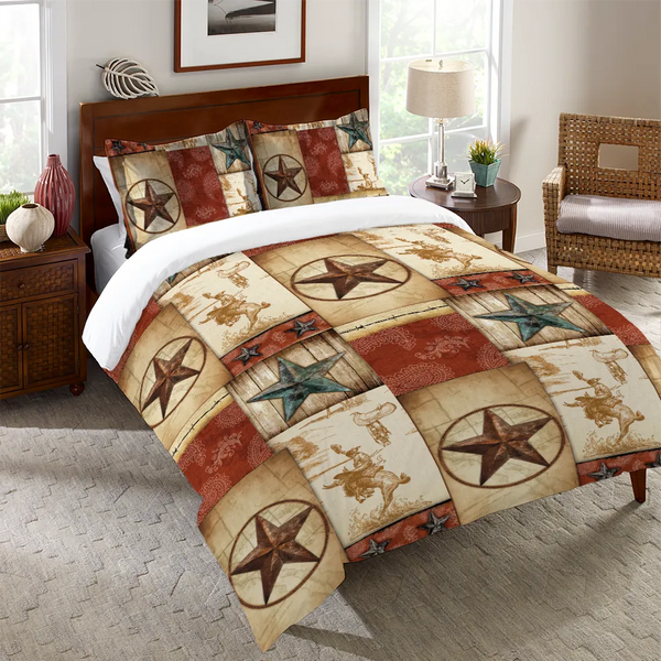 Rodeo Patch Duvet Cover - Laural Home