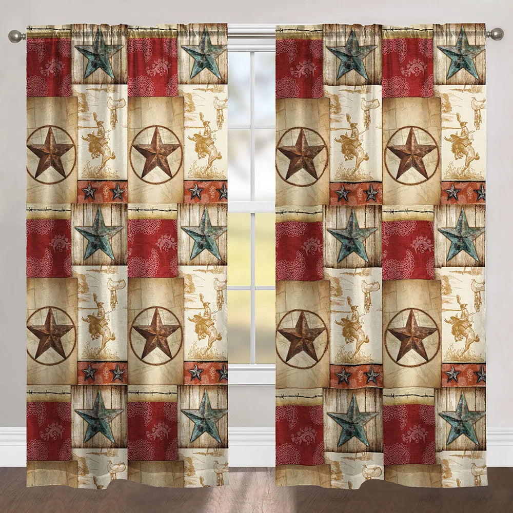 Rodeo Patch Window Room Darkening Panels