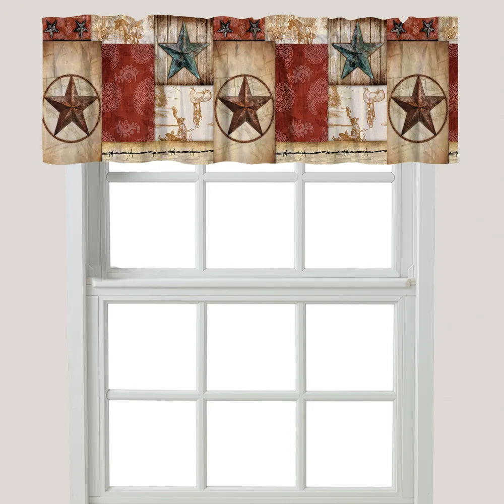 Rodeo Patch Window Valance - Laural Home