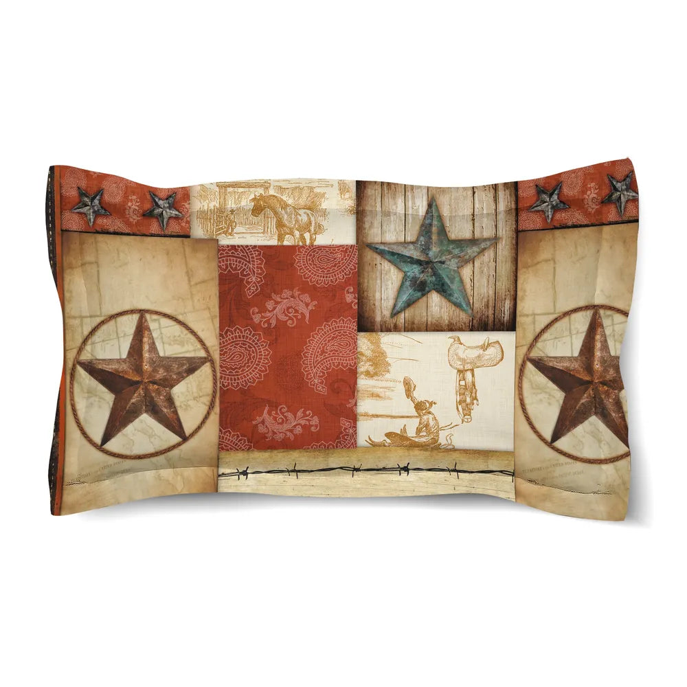 Rodeo Patch Duvet Sham