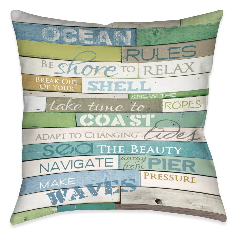 Ocean Rules Pillow