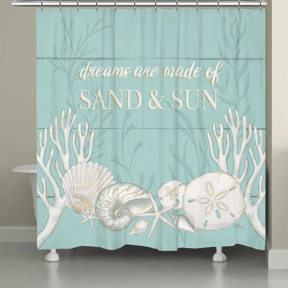 Sand and Sun Shower Curtain