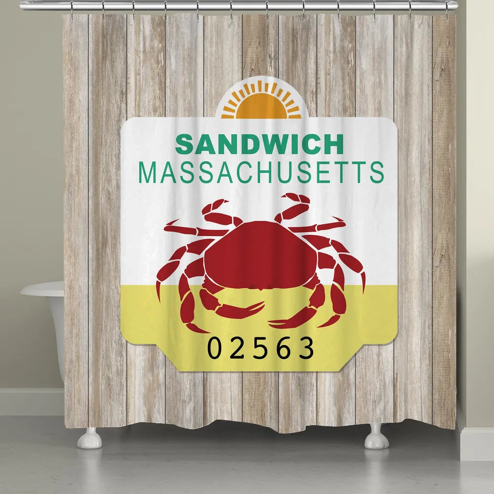 Sandwich Shower Curtain 