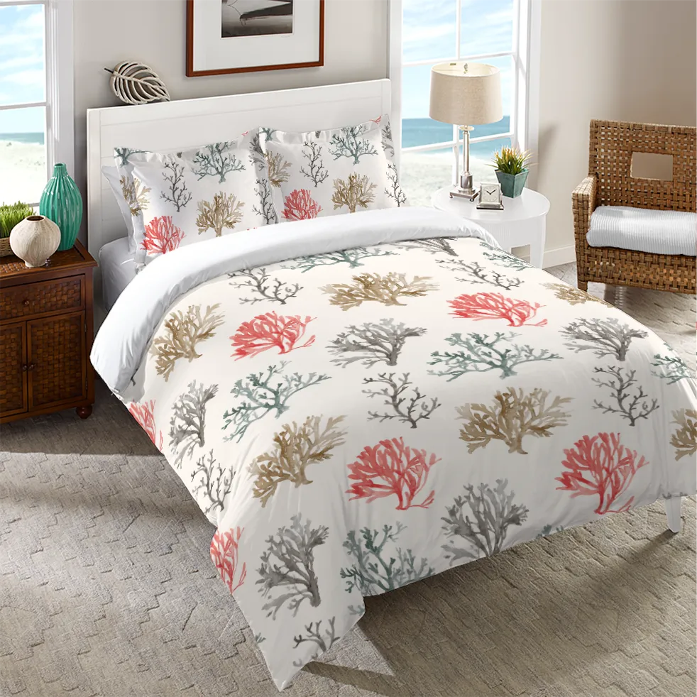 Watercolors Reef Coastal Bedding Collection