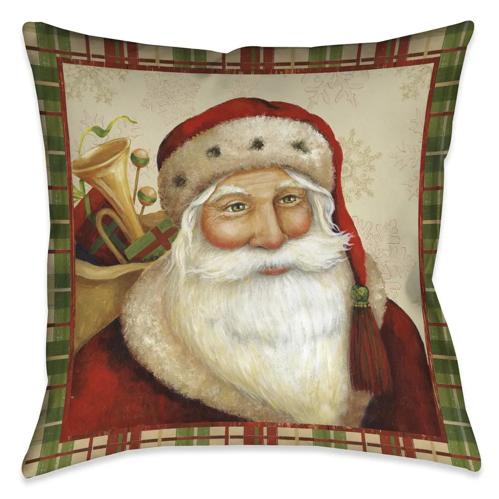 Santa I Indoor Decorative Pillow