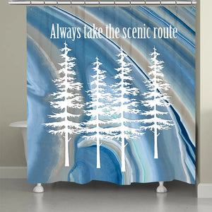 Scenic Route Shower Curtain