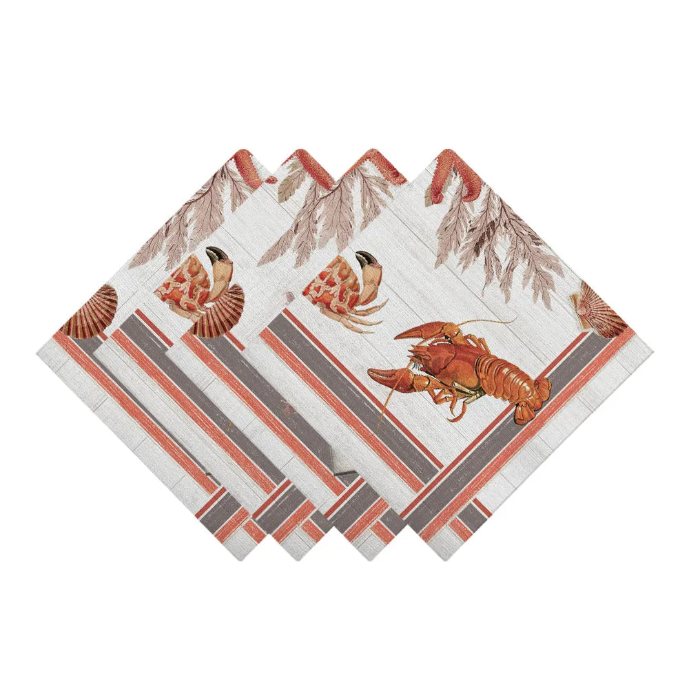 Seafood Shack Napkin Set of 4