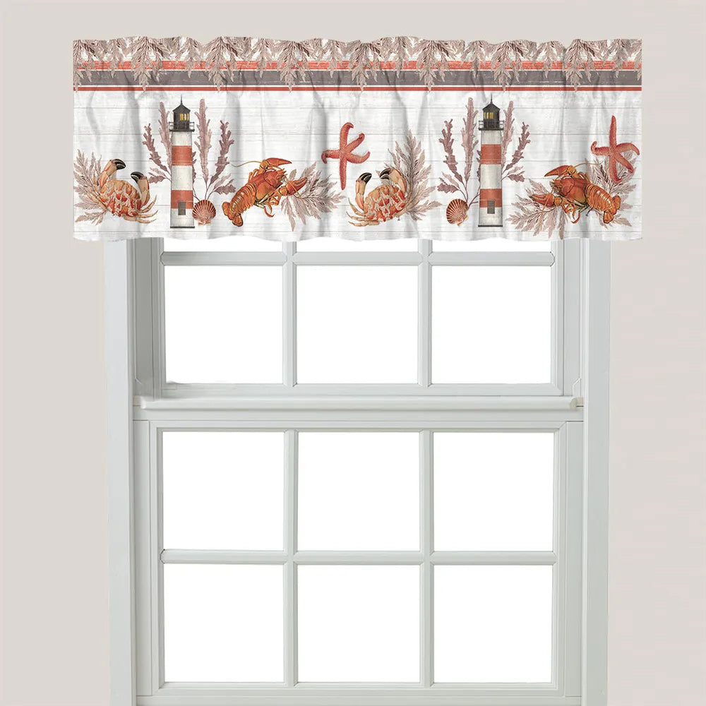 Seafood Shack Window Valance