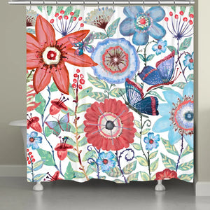 Secret Boho Garden Shower Curtain