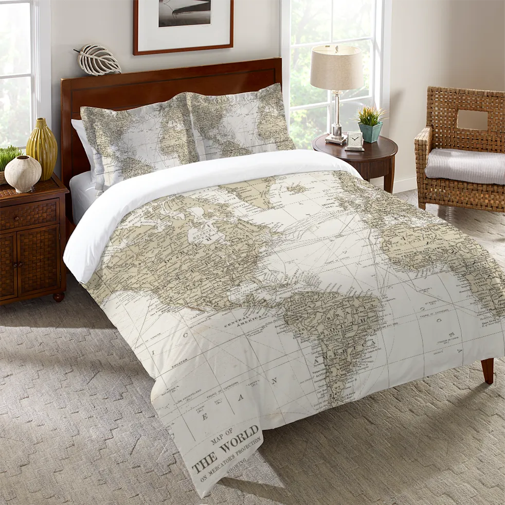 Get Out and See the World See the World Duvet Cover 