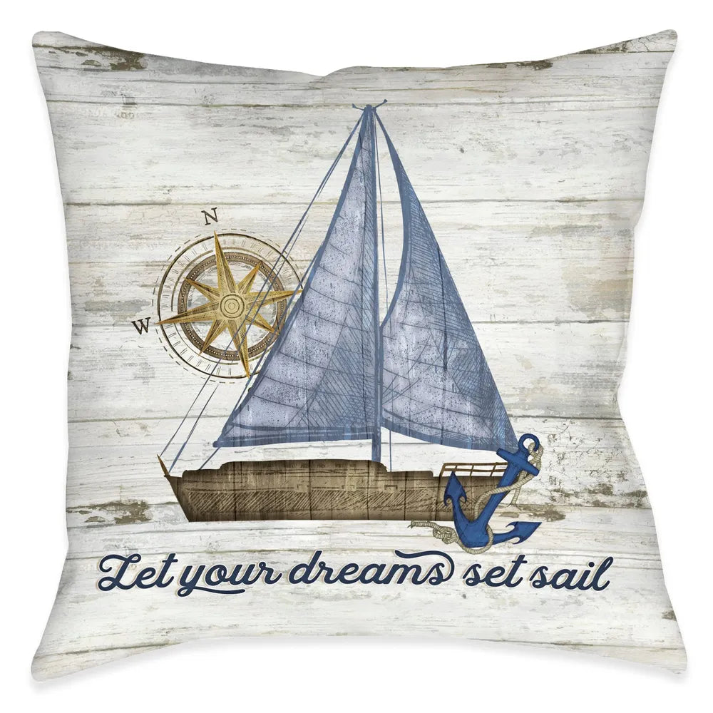 Set Sail Indoor Decorative Pillow