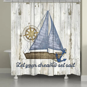Set Sail Shower Curtain