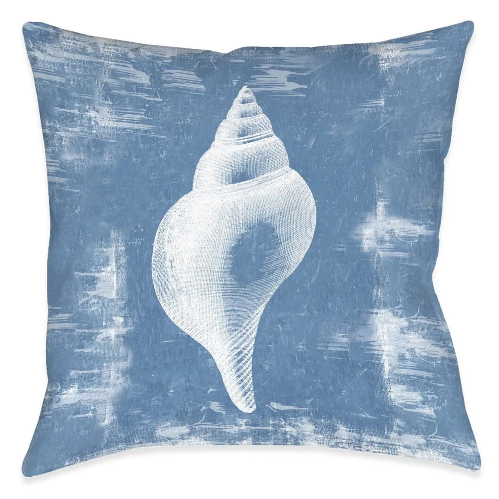 Shell Sketch Outdoor Decorative Pillow