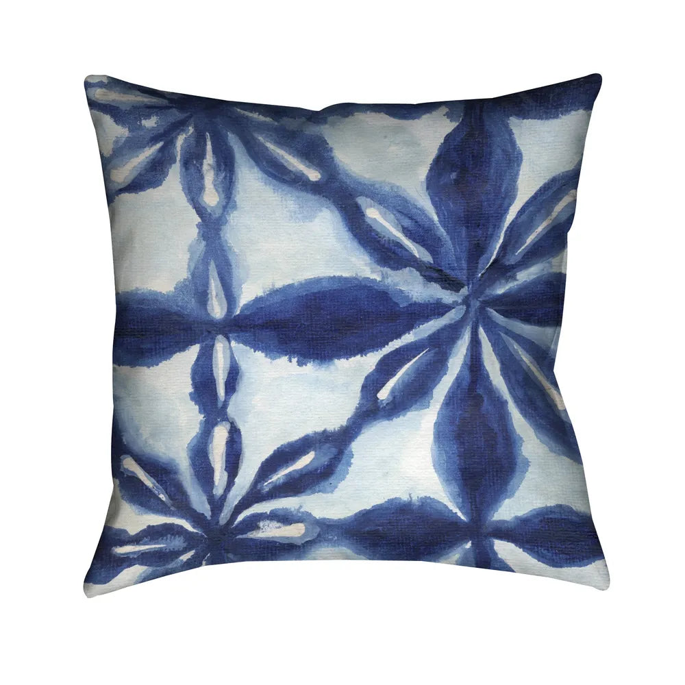 Shibori I Outdoor Decorative Pillow