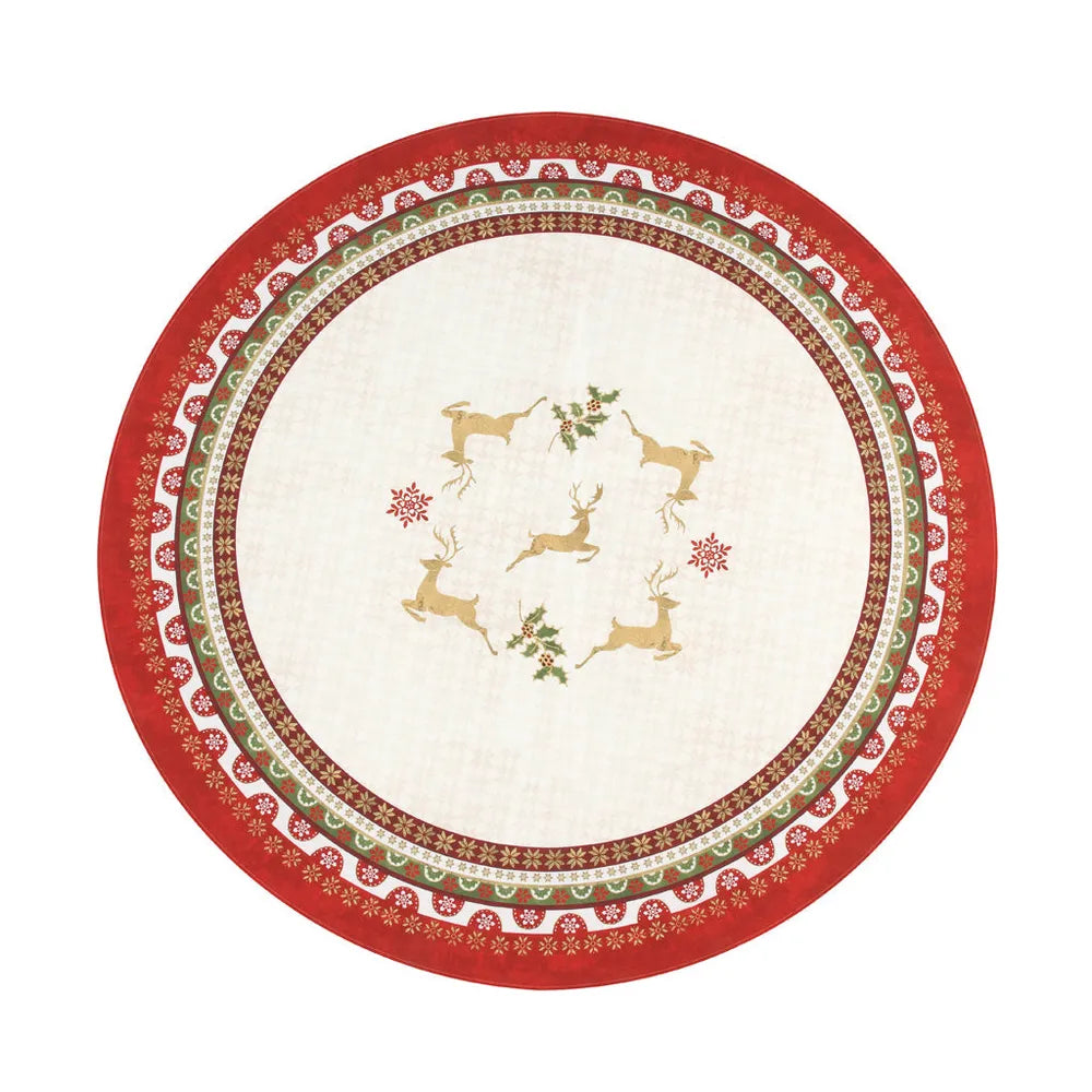 Simply Christmas Round Tablecloth
