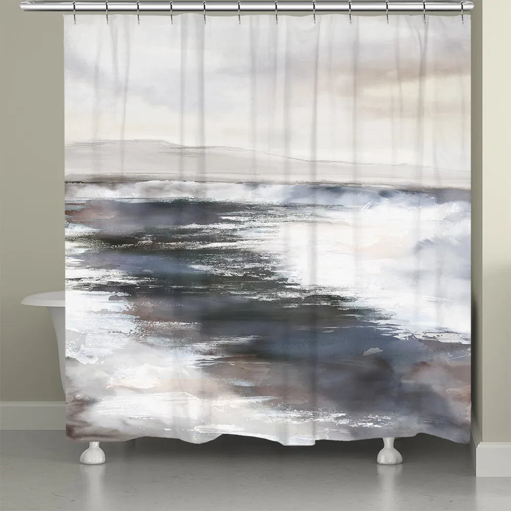 Smokey Waters Shower Curtain
