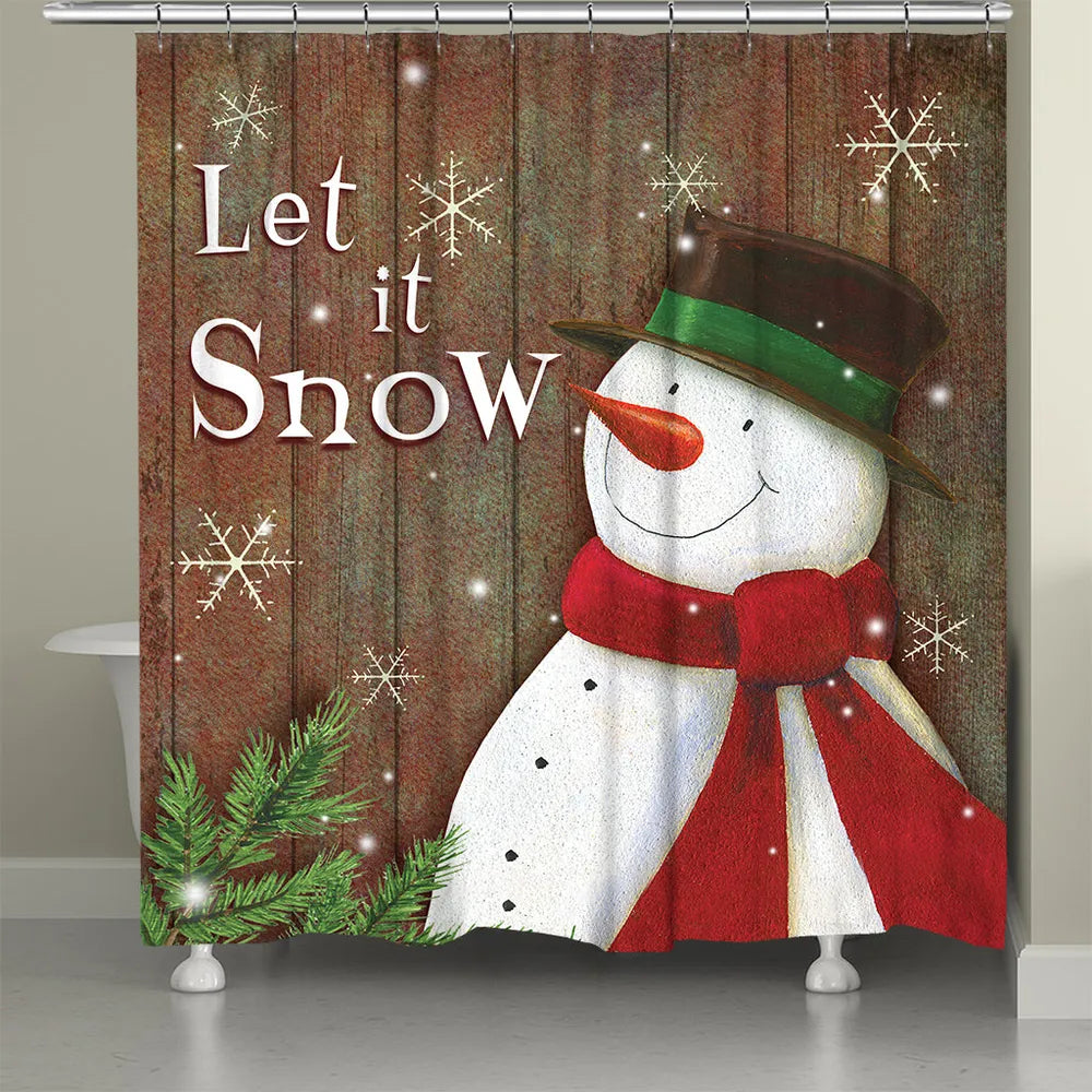 Snowy Season Shower Curtain