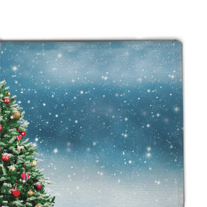 Snowy Tree Accent Rug