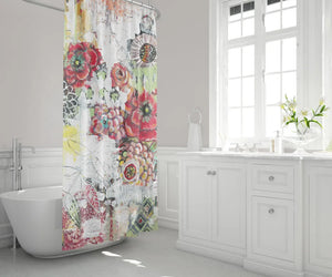 Abstract Bouquet Shower Curtain