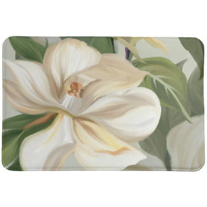 Soft Floral Petals Memory Foam Rug