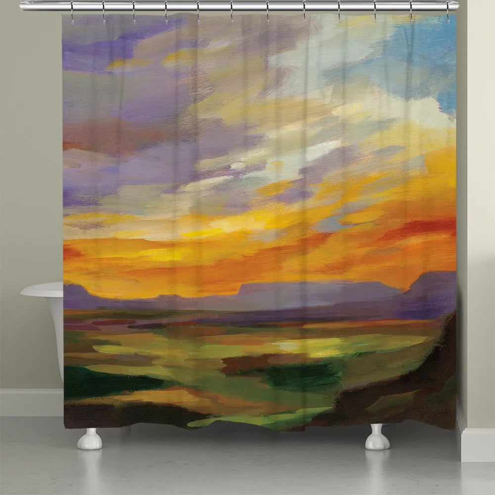 Sonoran Desert Sunset Shower Curtain