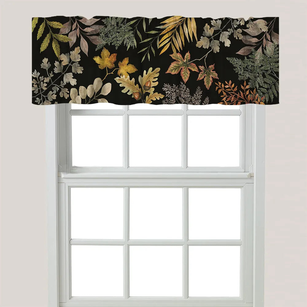 Sophisticated Autumn Window Valance