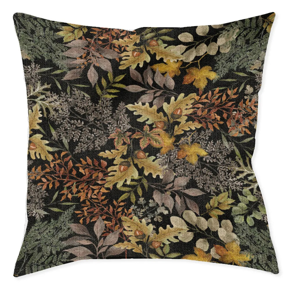 Sophisticated Autumn Indoor Woven Decorative Pillow