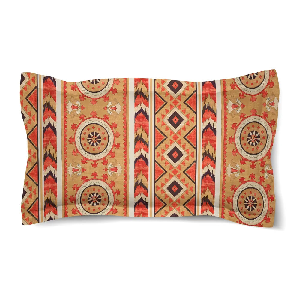 Southwest Story Gold Duvet Sham