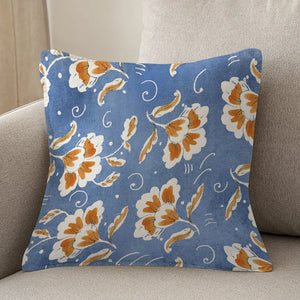 kathy ireland® HOME Spanish Botanica Dark Blue Indoor Decorative Pillow