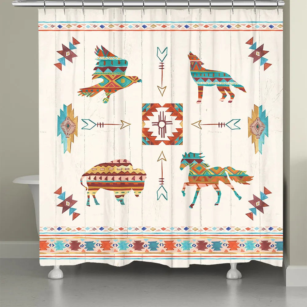 Spirit Animal Shower Curtain