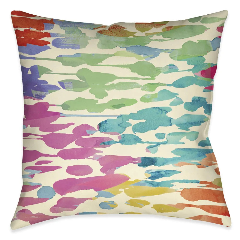 Splashes of Color Indoor Decorative Pillow