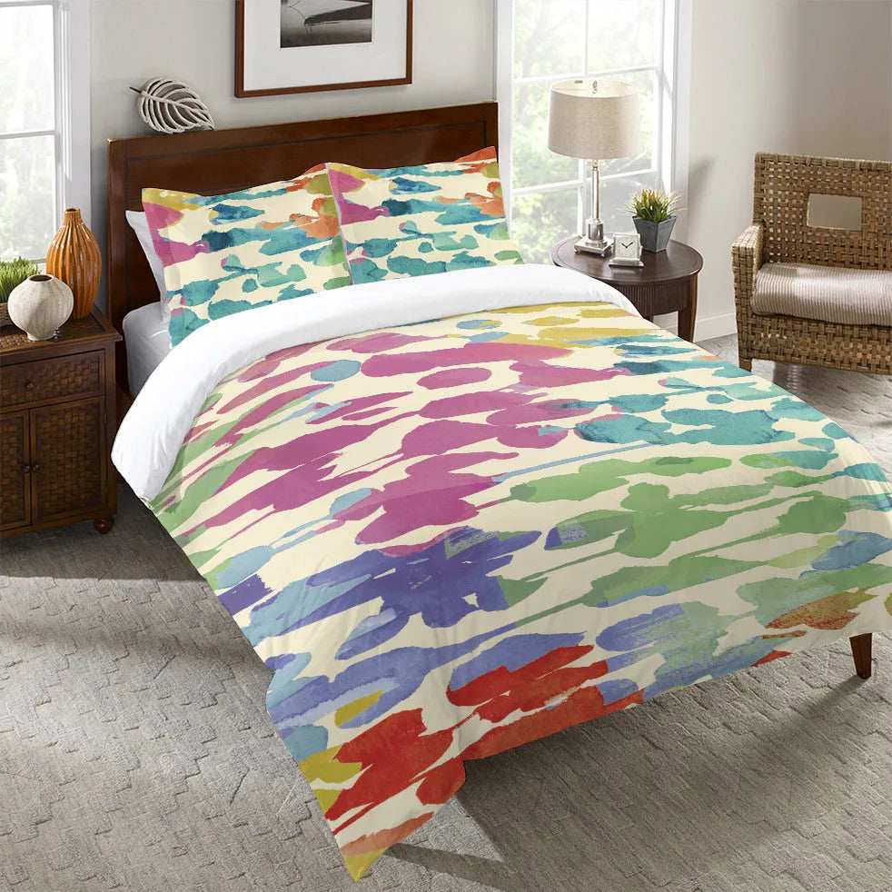 Splashes of Color Duvet Cover