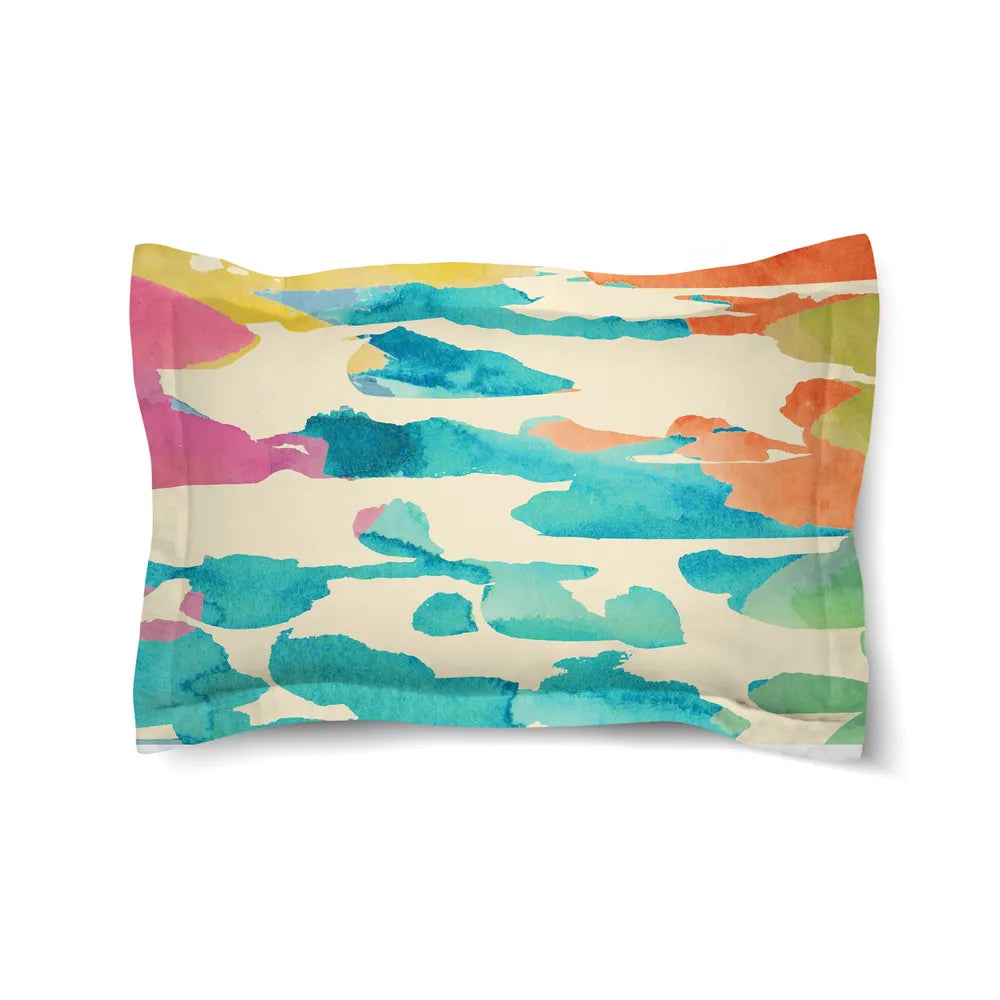 Splashes of Color Duvet Sham