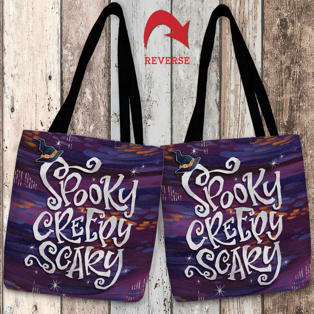 Spooky Creepy Scary Tote Bag