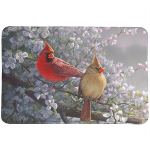 Spring Time Cardinal Memory Foam Rug