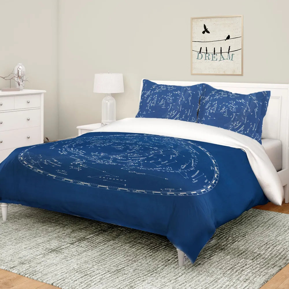 Stars and Constellations Chart Comforter
