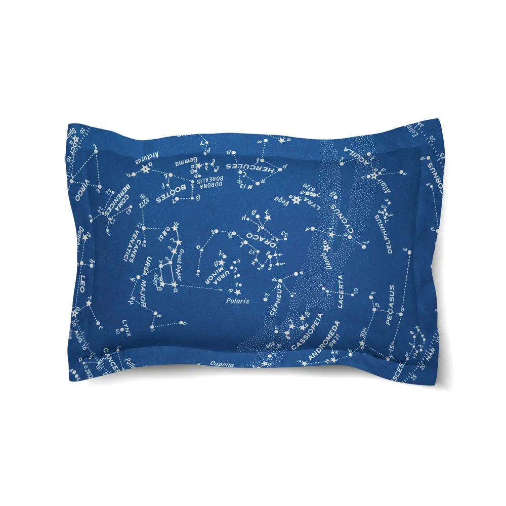 Stars and Constellations Chart Comforter Sham