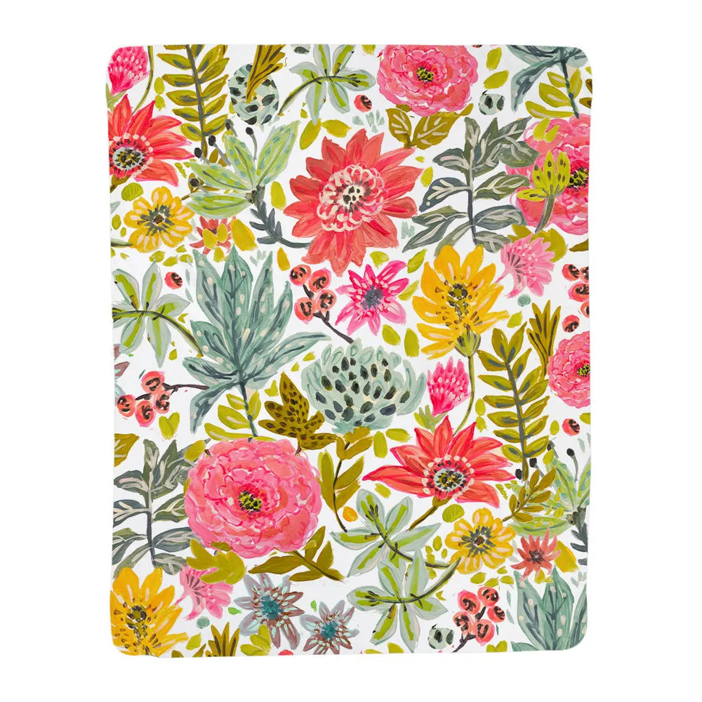 succulent throw blanket Succulent Floral Sherpa Throw Blanket
