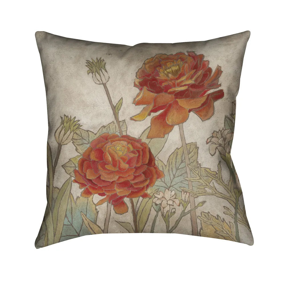 Sun Blooms II Outdoor Decorative Pillow