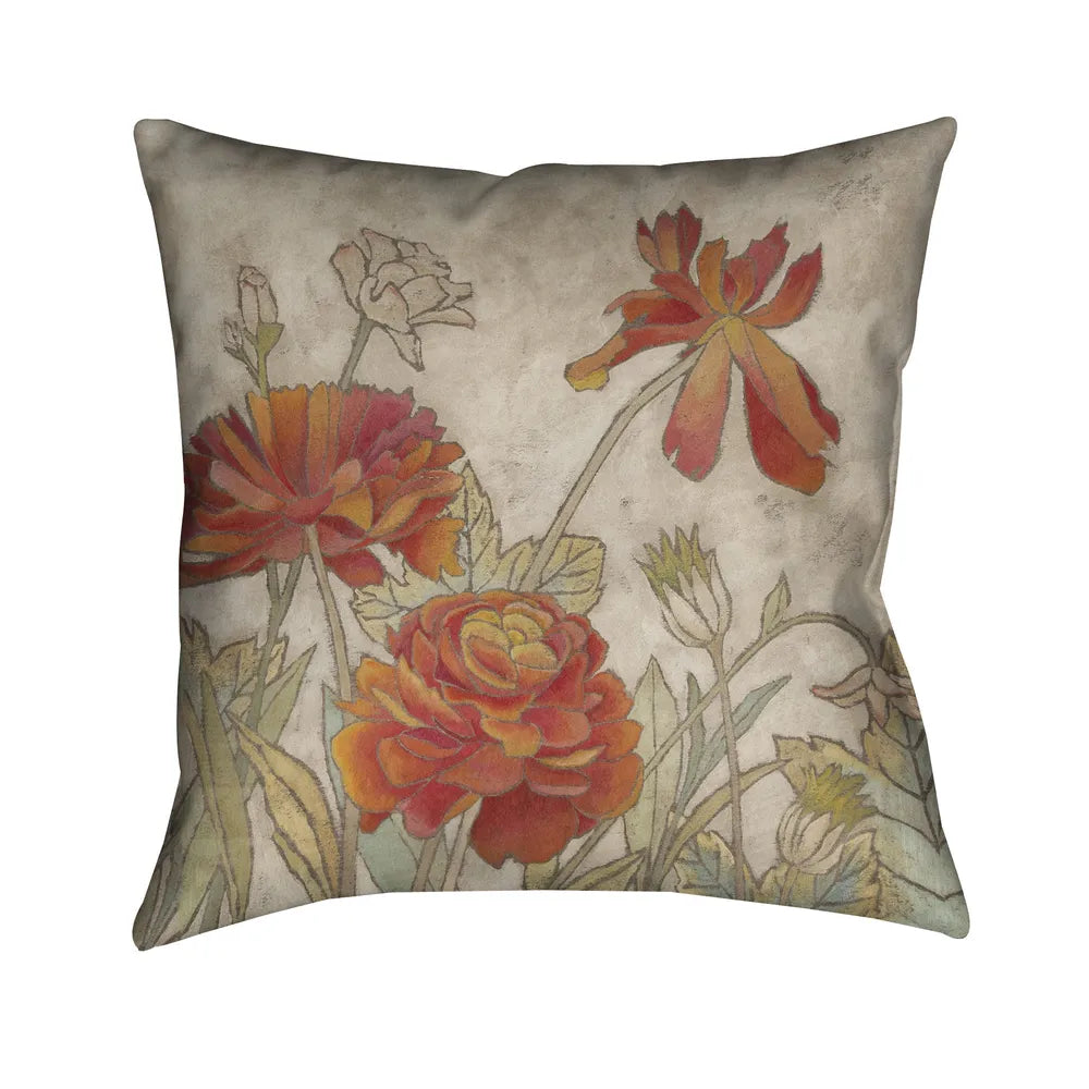 Sun Blooms I Indoor Decorative Pillow
