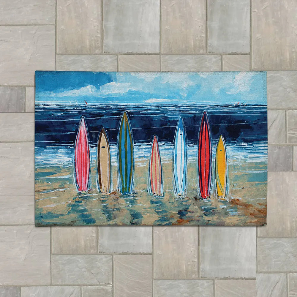 Surfboards Outdoor Area Rug