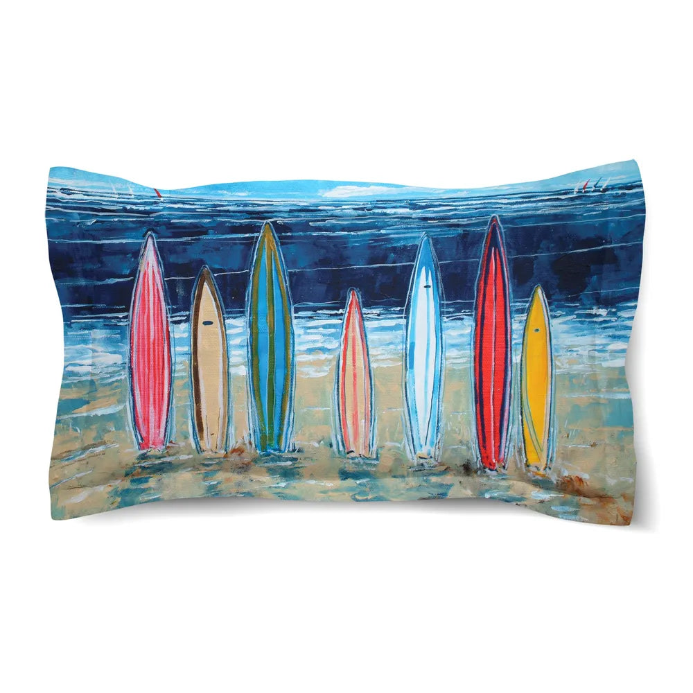 Surfboards Duvet Sham
