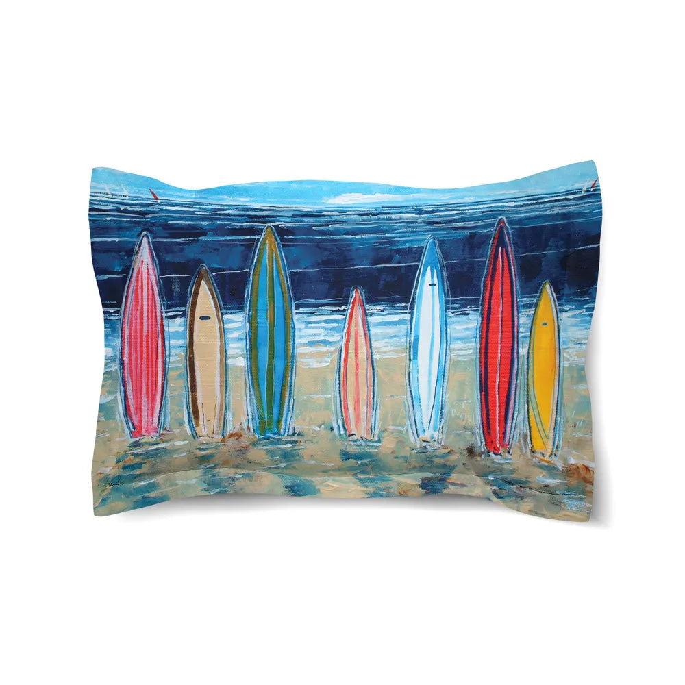 Surfboards Duvet Sham
