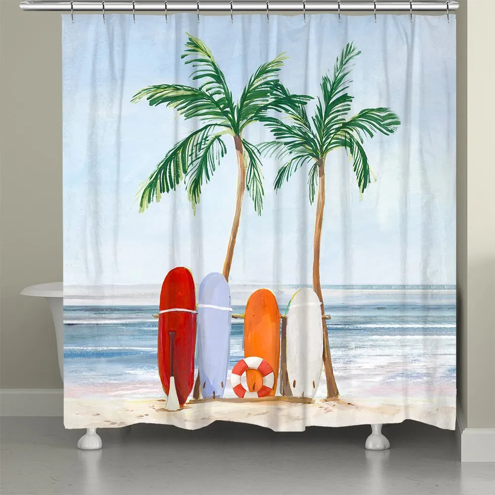 Surfs Up Shower Curtain